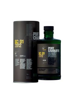Whisky Single Malt Bruichladdich Port Charlotte, Heavily Peated, SC: 01 EO 2012 0,7 ALC 55,2