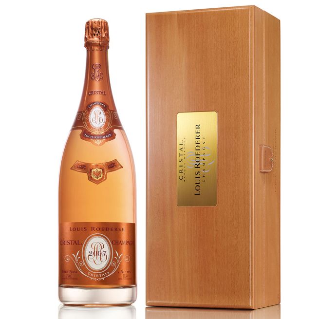 Louis Roederer, Cristal, Rosé, Brut, 2007 Coffret, Jéroboam | Champagne AOC  | Achat en ligne | LAVINIA